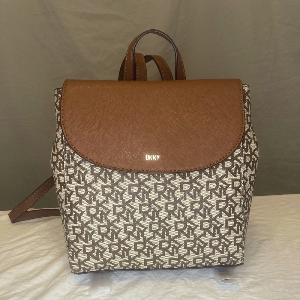 DKNY Brown Backpack